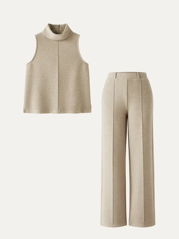 Chic Two-Piece Knit Co-Ord Set